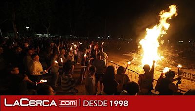 La hoguera de San Juan ilumina la noche más corta del año en Albacete