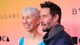 Keanu Reeves Kisses Girlfriend Alexandra Grant With His Eyes Open at L.A. Art Event