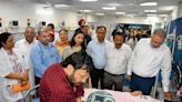 Minister inspects Civil Hospital, interacts with patients