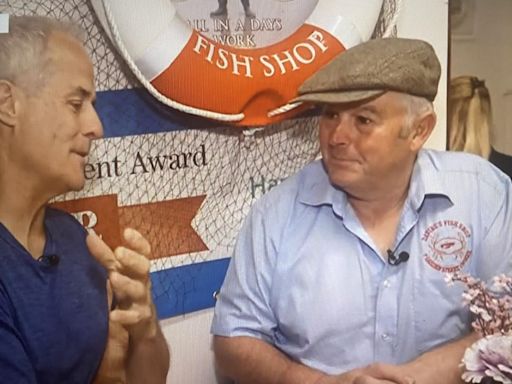 Celebrity chef visits Norfolk fish shop and beach on This Morning