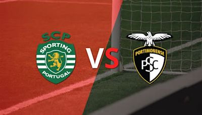 Sporting Lisboa se adelanta 1 a 0 frente a Portimonense