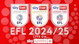 EFL live on Sky: Fixtures confirmed for August and September with every EFL club shown live at least three times