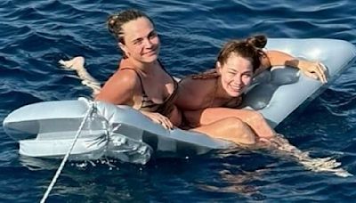 Cara Delevingne puts on a smitten display with girlfriend Minke