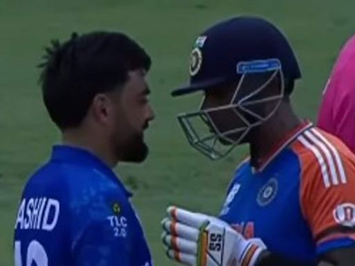 'Stop sweeping me': Rashid Khan walks up to Suryakumar Yadav after India batter sweeps him for four, six; SKY reacts