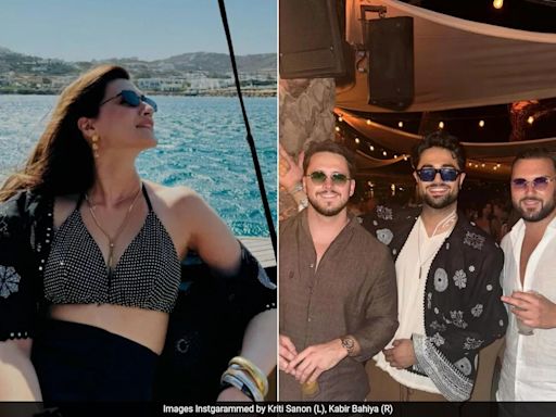 Pics: The Internet Spots Kriti Sanon And Rumoured Boyfriend Kabir Bahia Wearing The Same Shrug On Greek Holiday