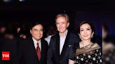 Nita Ambani shines in exquisite sari alongside Louis Vuitton's Bernard Arnault at Paris Olympics - Times of India