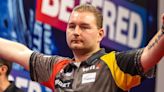 World Matchplay Darts: Dimitri Van den Bergh hits nine-darter as Rob Cross survives scare and Peter Wright goes out