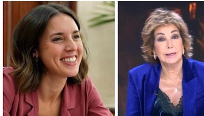 Irene Montero desenmascara la trama de Ana Rosa Quintana fuera de la televisión