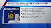 WI Election Officials allowed to email ballots to disabled voters