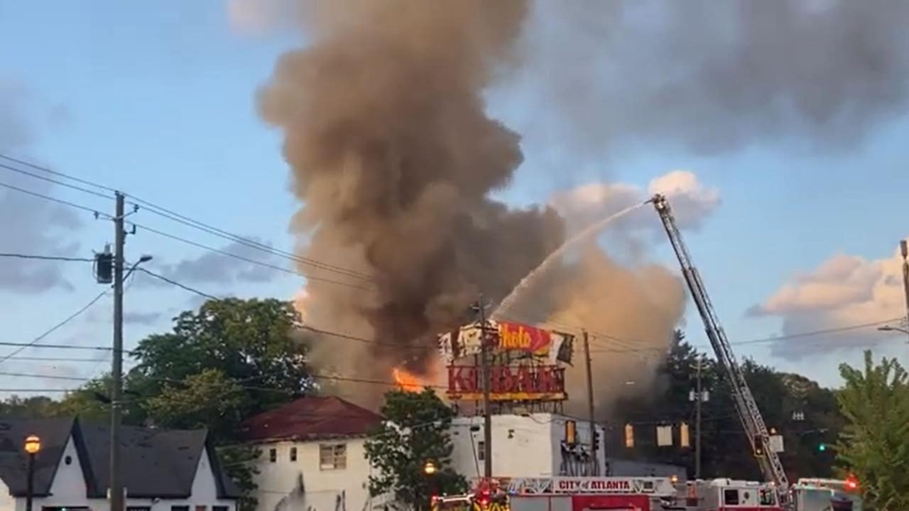 Massive fire engulfs former Atlanta Eagle nightclub site in Midtown