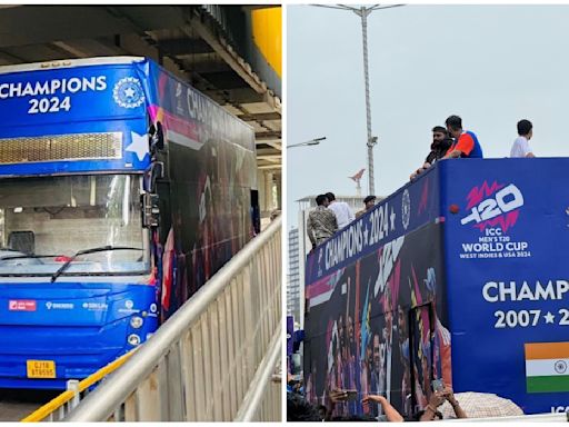 Team India's open-top bus for Mumbai victory parade has been named! 5 POINTS