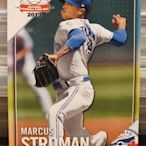 (記得小舖)MLB 多倫多藍鳥 Marcus Stroman 2019 Topps 普卡1張 台灣現貨