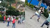 Fans of rival soccer teams in Colombia fought with machetes in the streets before and after a match