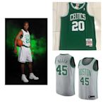 NBA Boston Celtics波士頓凱爾特人#20#45 Ray Allen雷-阿倫 籃球球衣男比賽服寬鬆背心運動-master衣櫃3