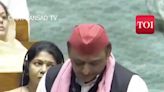 Akhilesh Yadav's Lock Horns With Om Birla On First Day: 'Hope Suspensions Won't...' - Times of India Videos