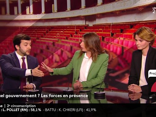 "Vous, on vous a assez entendu" : Marine Tondelier (Les Écologistes) enchaîne les tacles contre Jean-Philippe Tanguy (RN) lors de la soirée législatives de France 2