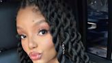 Halle Bailey's Water Drop Nails Would Make Ariel Proud