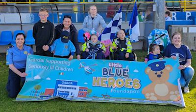 Donegal's Little Blue Heroes enjoy a great night out at Finn Park! - Donegal Daily