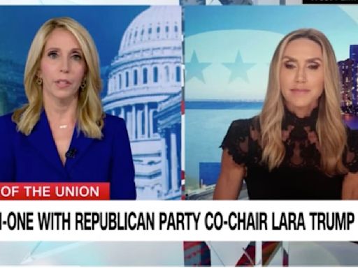 Lara Trump Fumes as CNN Host Calls Out Donald’s Hurricane Helene Lies