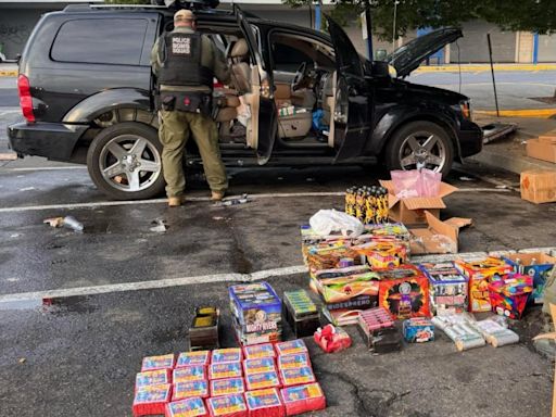 Baltimore Police assaulted, seize large amount of illegal fireworks on July 4