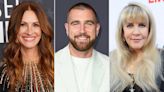 Travis Kelce Praises Julia Roberts and Stevie Nicks After Meeting Them at Taylor Swift's Eras Tour Show