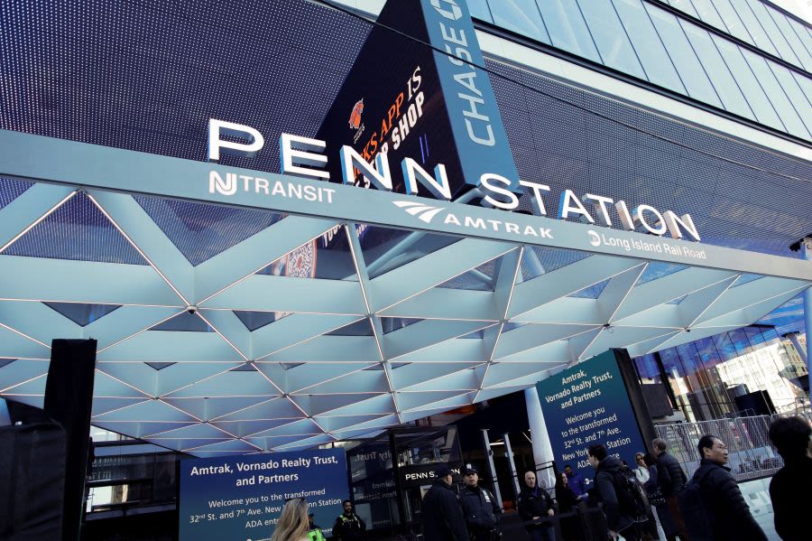 NJ Transit rail service delayed at Penn Station in NYC