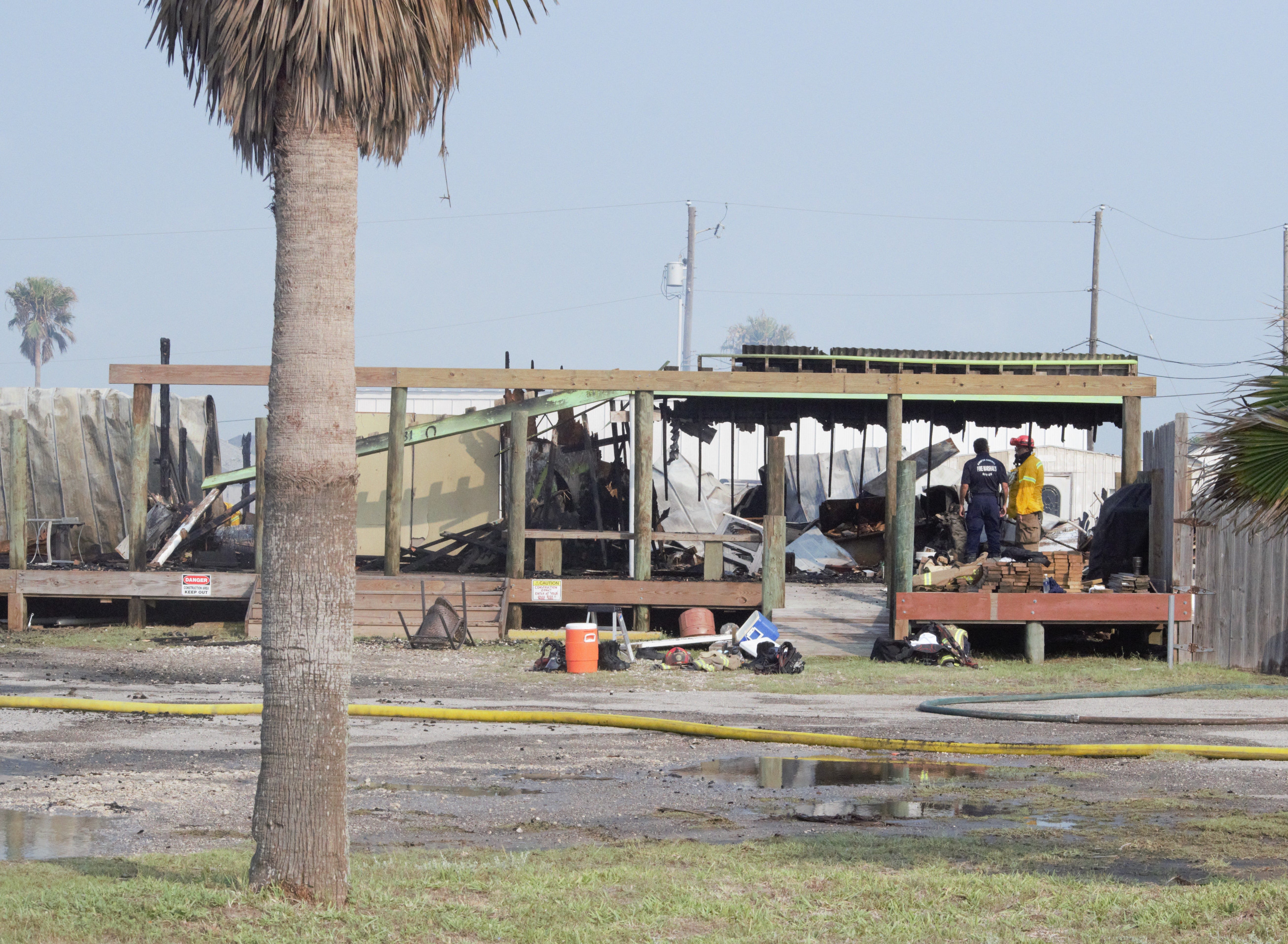 Fire ignites at North Padre Island business Wednesday night