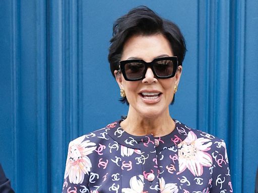 Kris Jenner kicks off Paris Fashion Week in floral Chanel outfit