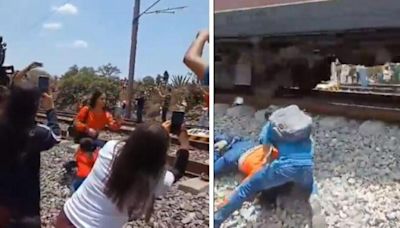 Mujer murió al intentar tomarse una foto a la llegada de un tren; era profesora