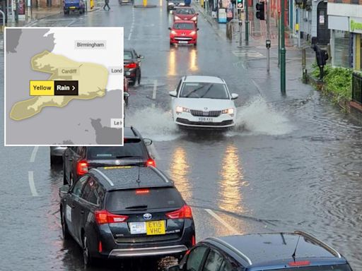 Met Office issues yellow weather warning for Southampton