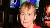 Mel Giedroyc leans into the head-to-toe red trend