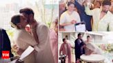 From Sonakshi Sinha walking down the aisle to Zaheer Iqbal touching Shatrughan Sinha’s feet: Inside moments from the wedding ceremony - Times of India