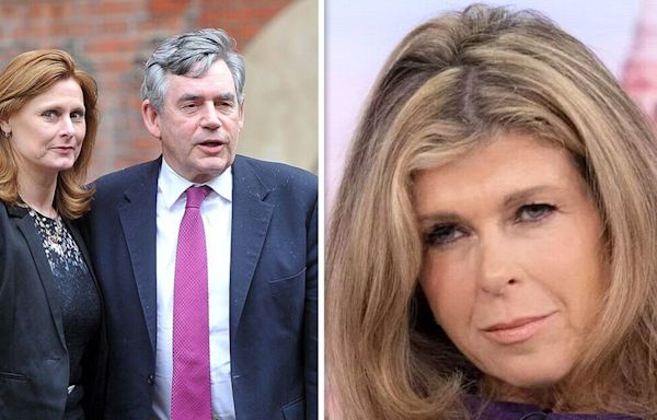 Kate Garraway sends support to Gordon Brown's wife after 'scary' hospital dash