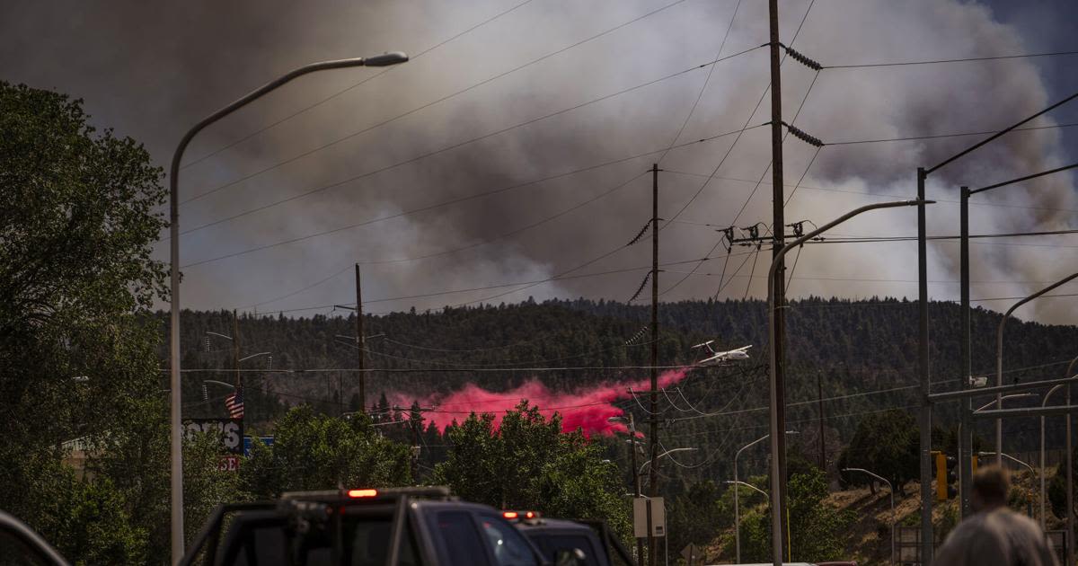 Ruidoso fires still not contained. Man dies from burns and about 1,400 structures lost.