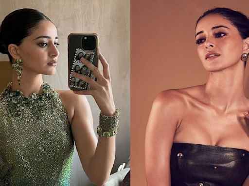 Take cues from Ananya Panday’s glitter glam, cutesy corsets and more outfits to shine at a party