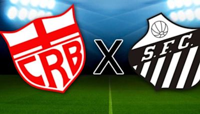 CRB x Santos na Série B do Brasileirão: onde assistir ao vivo e escalação