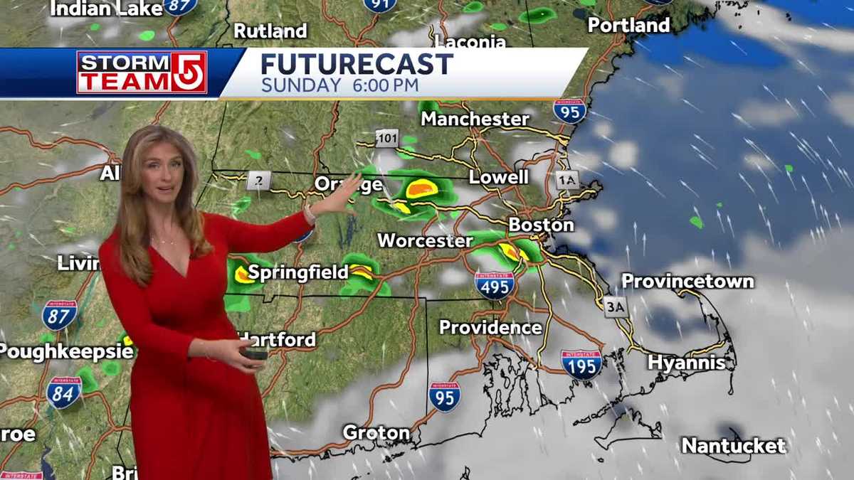 Video: More scattered showers ahead, bigger storm threat looming