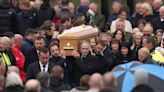 Mist looms over Creeslough as mourners start the long goodbyes