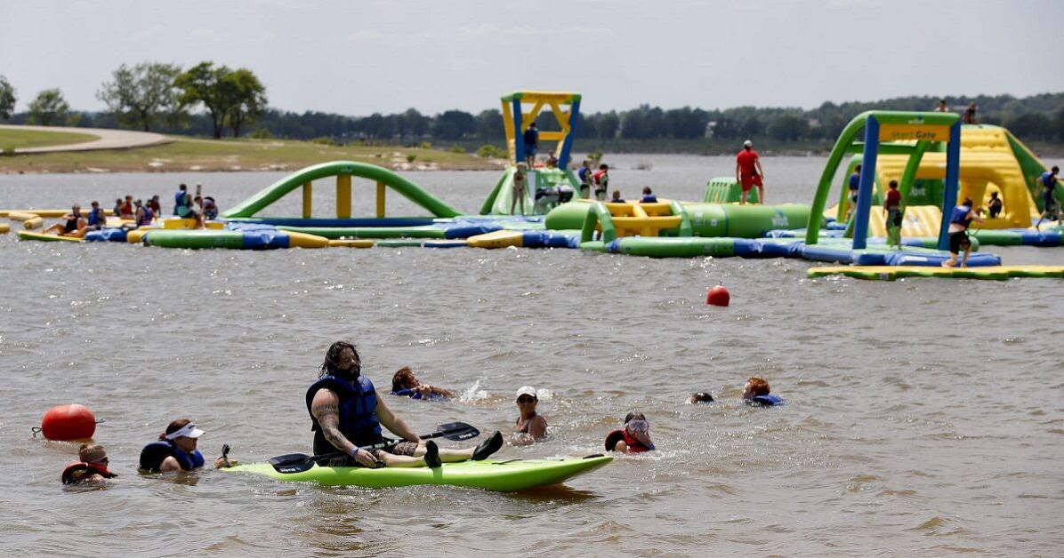 Throwback Tulsa: Jellystone Park's aqua park opens at Keystone Lake seven years ago