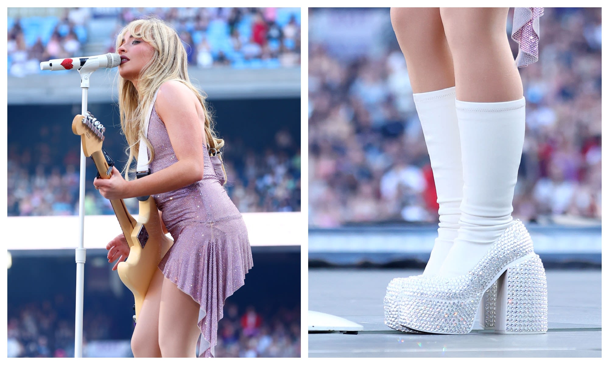 Sabrina Carpenter's Onstage Shoe Style, Photos