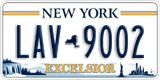 Vehicle registration plates of New York
