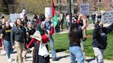 Pro-Palestinian protesters call for 'solidarity and action' with UWEC at rally