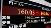 Yen strengthens sharply after dropping past 160 to the dollar