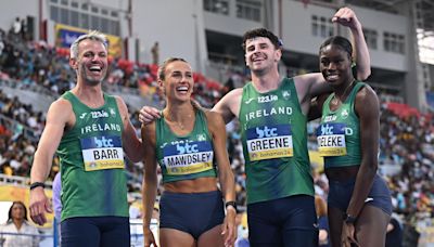 Magnificent bronze for Irish mixed relay squad