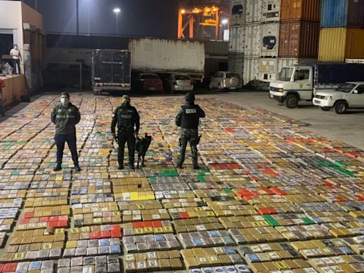 Ecuador incautó 149 toneladas de droga en lo que va de 2024