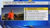 KRQE Newsfeed: Road rage video, Park plans, Storms northeast, Sunport program, Contest winner