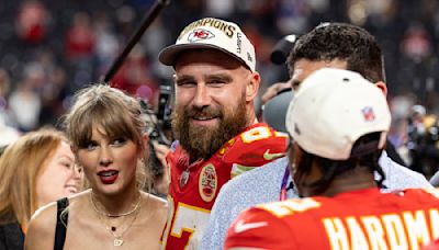Chiefs Kicker Harrison Butker's Comments About Taylor Swift and Travis Kelce Romance Seen in New Light After Grad Speech