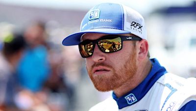 Chris Buescher angrily confronts Tyler Reddick after late-race incident at Darlington