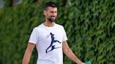 Novak Djokovic trains at Wimbledon just 18 days after knee surgery