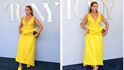 Brooke Shields, 59, bravely wore bright yellow Crocs to the 2024 Tony Awards